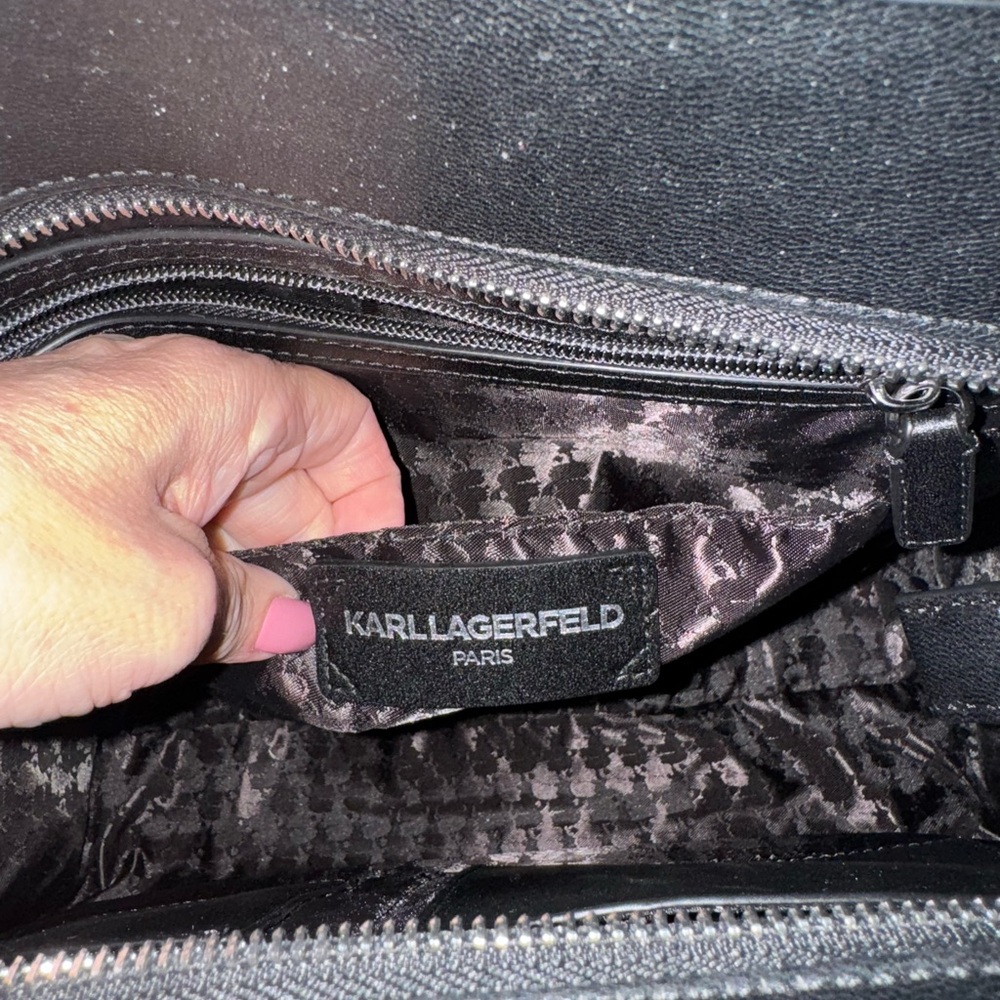 Karl Lagerfeld Black Tote Bag - Picture 5 of 8